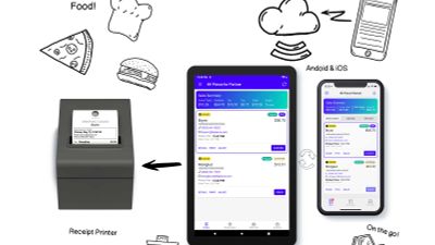 Tablet App to Receive Online Order