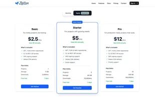 Pricing Page