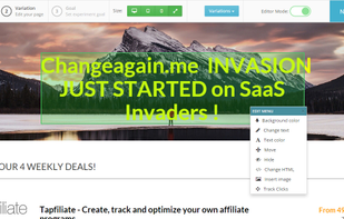 ChangeAgain screenshot 2