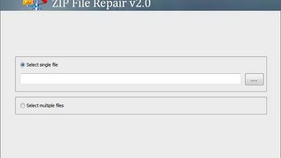 Launch SysInfoTools ZIP Recovery software window to recover your corrupt .zip files. Select Single file or Select multiple files option to recover .zip files.