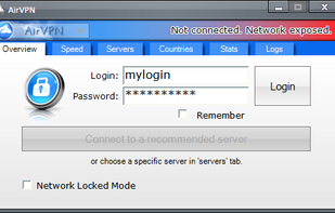 Eddie - OpenVPN GUI screenshot 1