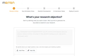 Input your research objective and create a discussion guide