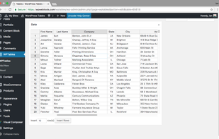 WordPress Tables screenshot 3