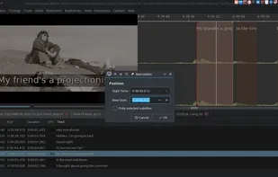 Move subtitles tool