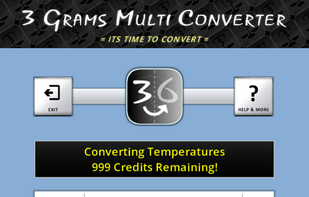 3 Grams Multi Converter screenshot 3
