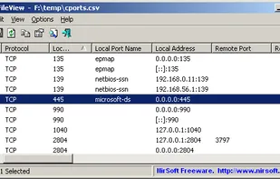 CSVFileView screenshot 1