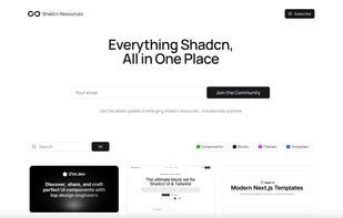 Shadcn Resources screenshot 1