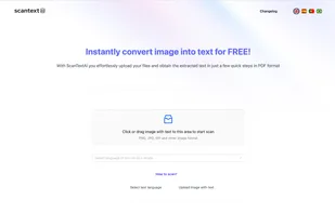ScantextAI instantly convert image to text and save in PDF