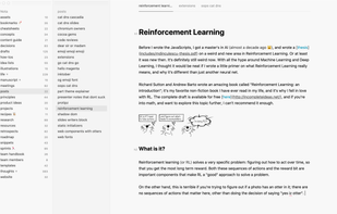 Nota (Markdown) screenshot 1