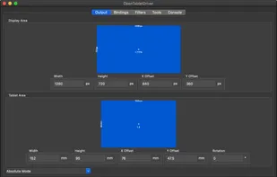 OpenTabletDriver screenshot 1