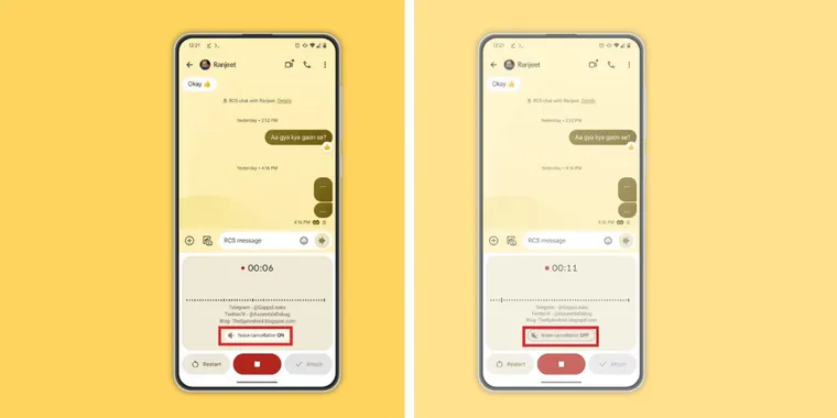 Google Messages Beta introduces noise cancellation, markdown, and customizable profiles image
