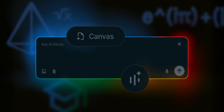 Google Search adds new features to its AI Mode with video input, Canvas tool & PDF support