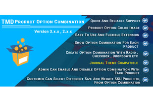 opencart product options combination module 