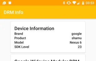 DRM Info screenshot 1