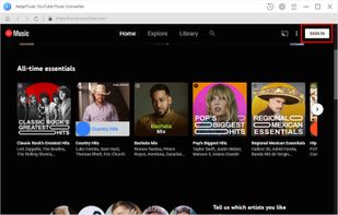 Main Interface  of KeepMusic