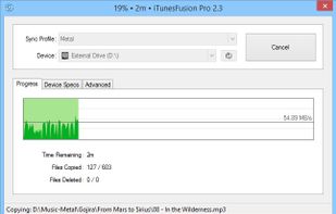iTunesFusion screenshot 1