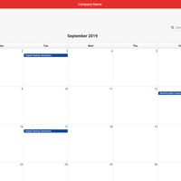 Work Order Calendar