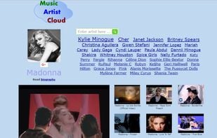 Music Artist Cloud screenshot 1