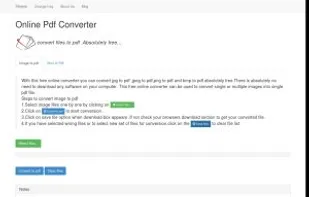 Online PDF Converter screenshot 1