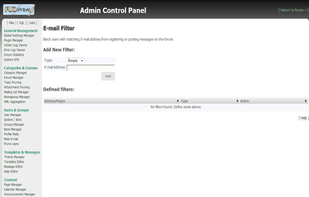 FUDforum screenshot 2