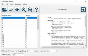 PDF Page Merger screenshot 1