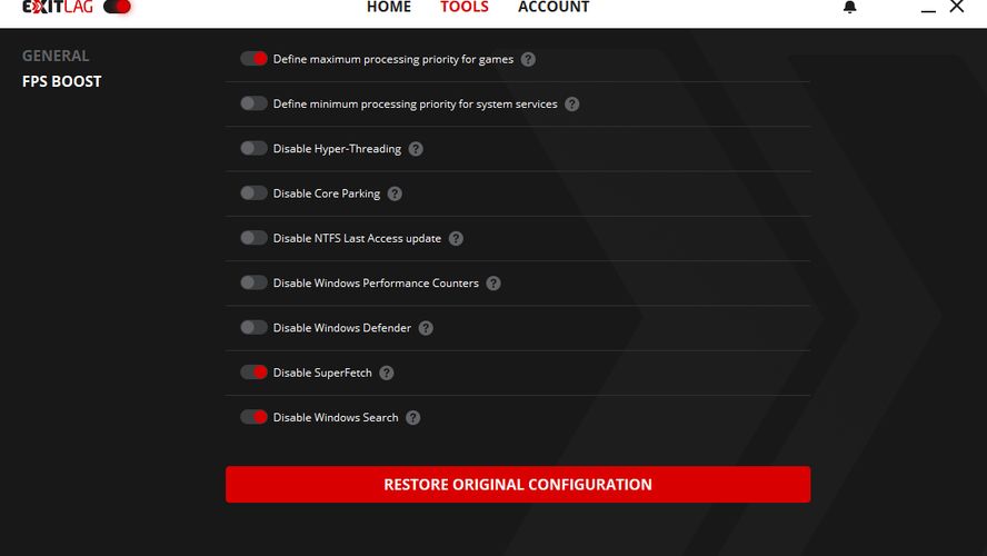 ExitLag: Proprietary real-time network optimization service that aims ...