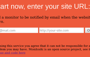 No regitration, just provide your webiste URL and email