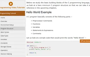 tutorialspoint screenshot 1