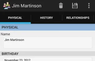 Part of the Character Physical Trait page