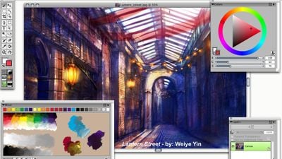 Painter on Mac OS X