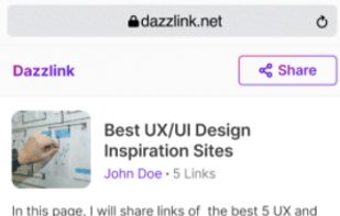 Dazzlink screenshot 1