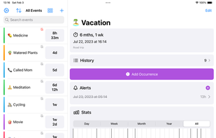 Hindsight - Time Tracker screenshot 1