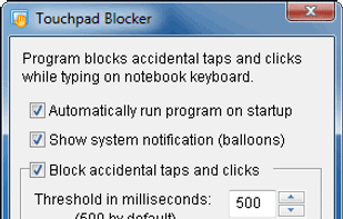 Touchpad Blocker screenshot 1