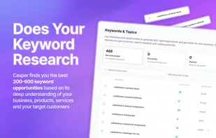 Casper SEO screenshot 1