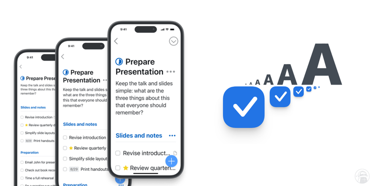 Things 3.18 introduces a text size adjustment feature for improved accessibility image