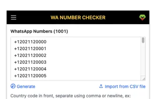 WA Number Checker screenshot 1