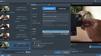 Bandicut 3.8.5 update adds new timestamp feature image