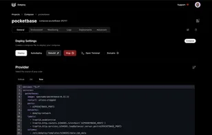 Dokploy screenshot 2