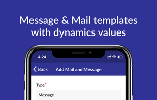 Personalise Message and Email templates with mail merge