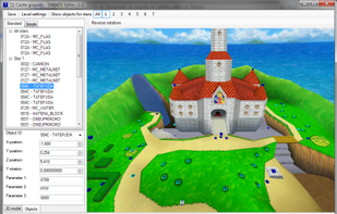 Super Mario 64 DS Editor screenshot 1