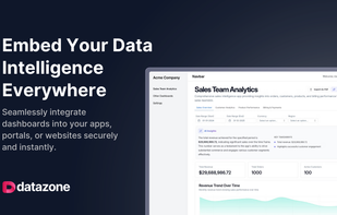 Embed your data intelligence everywhere