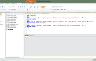 Powerful tool to run scripts across your entire database.