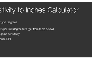 Elite Ownage's Sensitivity Calculator screenshot 1