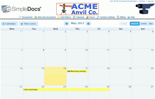Shared Calendars