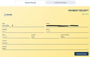 Receipts Generator