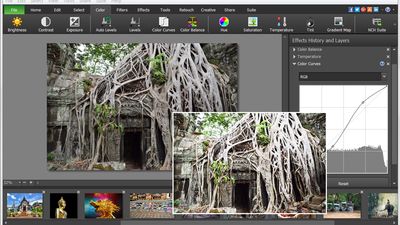 PhotoPad Photo Editor Adjust Color Levels