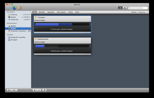 Transactions list view