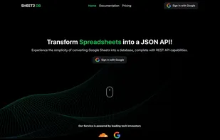 Sheet2DB screenshot 2