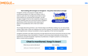 Omegle.fm screenshot 1
