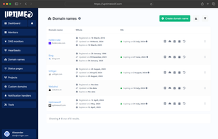 Uptimewolf screenshot 1